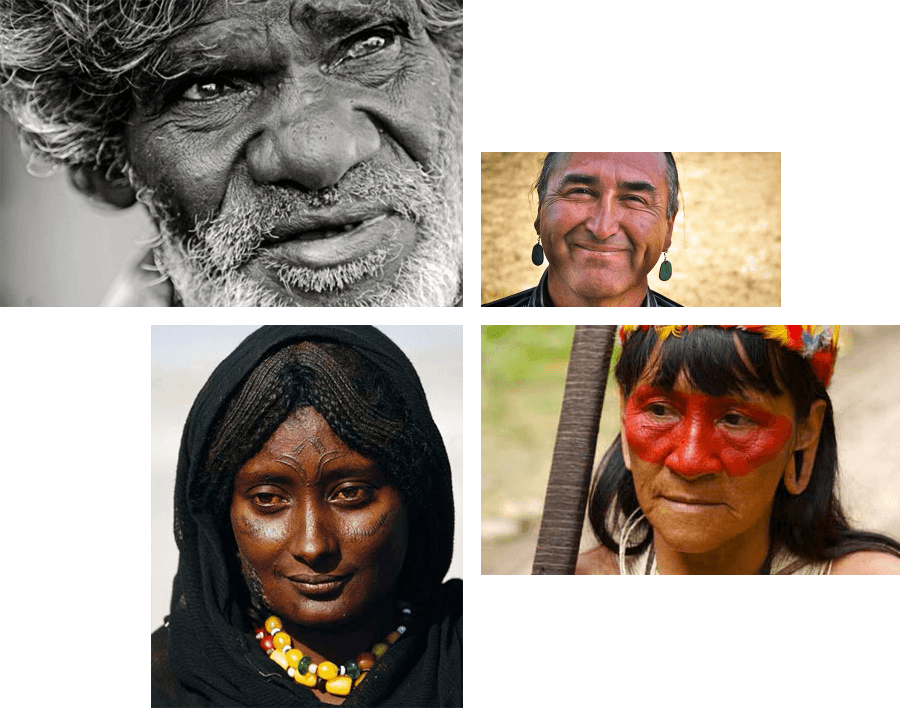 Indigenous faces